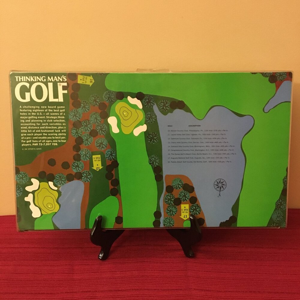 Vintage 3M Sports, 1966 Thinking Man's Golf Board Games / 100% Complete